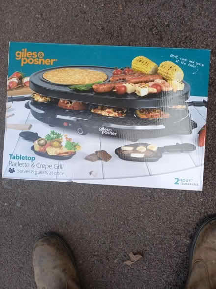 Photo of free Tabletop raclette and crepe grill (Hucclecote) #2