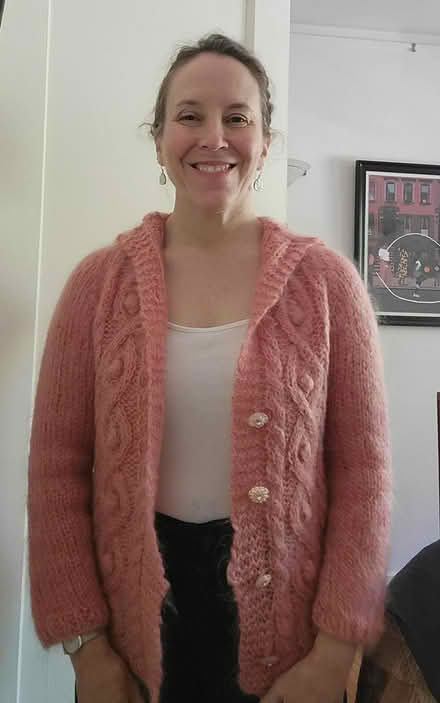 Photo of free Peach Marino Wool Sweater (North Oakland) #2