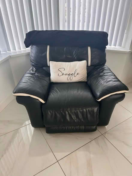 Photo of free Real Leather Sofa (Bierley BD4) #2
