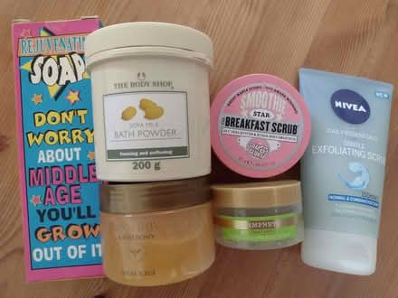 Photo of free Body scrubs, Bath powder, soap etc. (Pokesdown BH5) #1