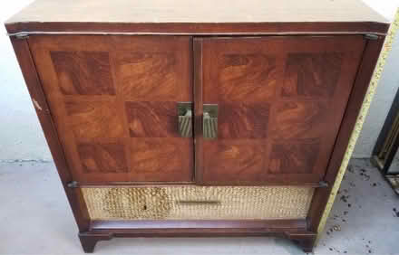 Photo of free vintage wooden stereo cabinet (94025) #1