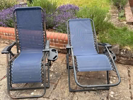 Photo of free 2 garden recliners (EX5) #1
