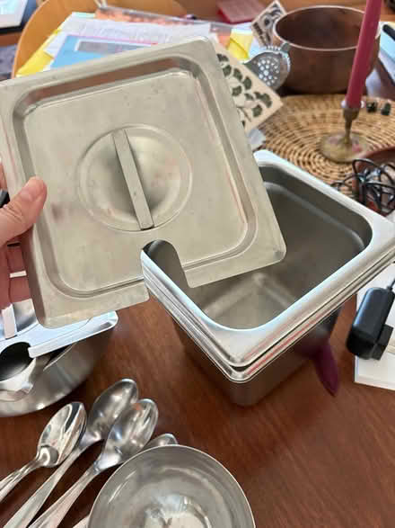 Photo of free Stainless steel kitchen prep bundle (Ballard) #1
