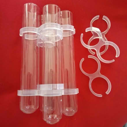 Photo of free 4 new glass test tubes (CB4 3RS) #1