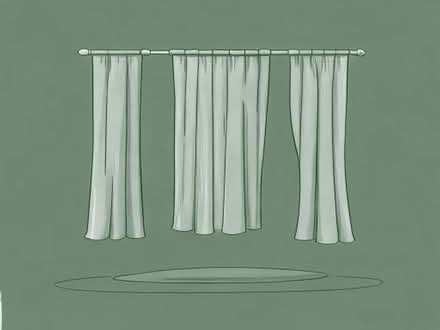 Photo of Turquoise curtains (Builth Wells LD2) #1