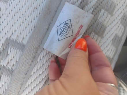 Photo of free Grey n white outdoor rug (Bognor Regis - PO22) #2