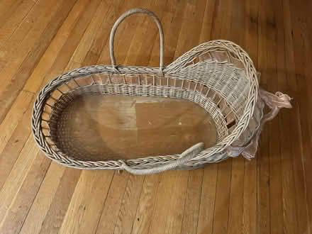 Photo of free Beautiful wicker Moses basket (Bellrock area Malden) #1