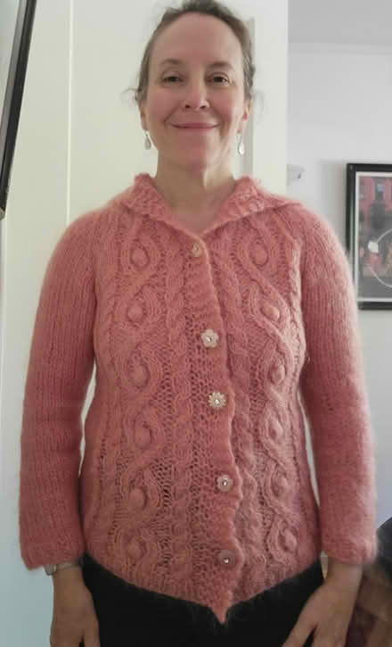 Photo of free Peach Marino Wool Sweater (North Oakland) #1