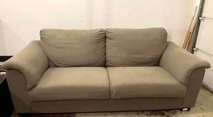 Photo of free couch - light brown fabric [20886] #1