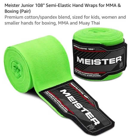 Photo of free Meister Junior 108" Hand Wraps (Lexington 02420) #3