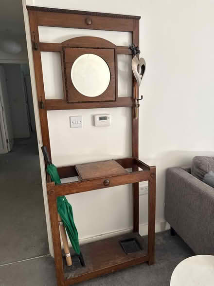 Photo of free Vintage wooden hall stand (HA1) #1