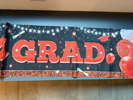 Photo of free Orange, B&W Grad Decorations (Pound Ridge) #2