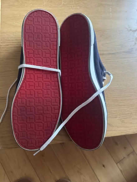 Photo of free Navy lace-up trainers (Artane) #2