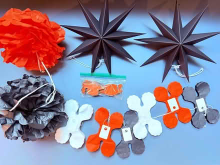 Photo of free Orange, B&W Grad Decorations (Pound Ridge) #4
