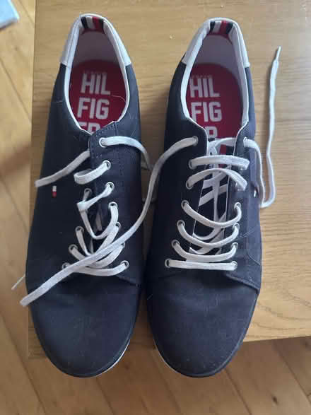 Photo of free Navy lace-up trainers (Artane) #1