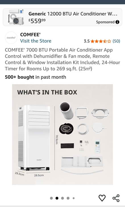 Photo of Portable air con unit (Manchester rusholme M14) #1