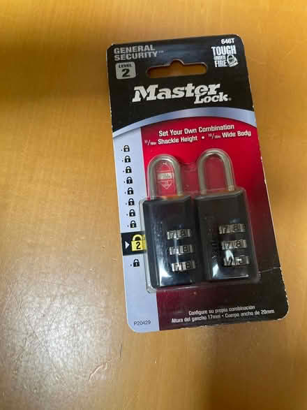 Photo of free small combo locks (2) new (Wedgwood) #1