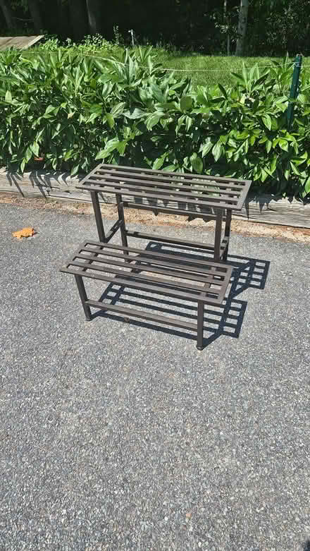 Photo of free Patio flower pot shelf (Dunstable) #1