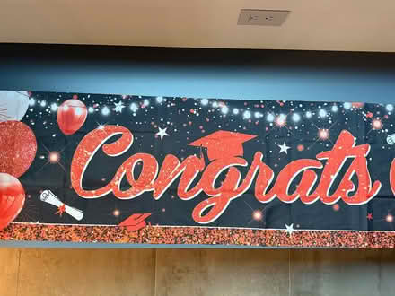 Photo of free Orange, B&W Grad Decorations (Pound Ridge) #1