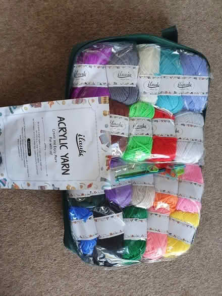 Photo of free Crochet and wool set (South Chailey Lewes) #2