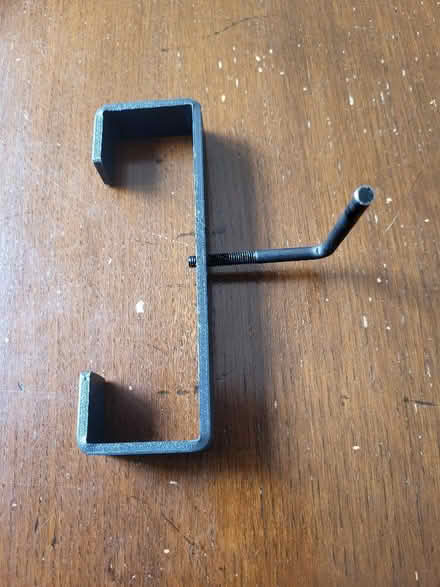 Photo of free 2 x Metal brackets for fence posts (Cherry Orchard SY2) #1