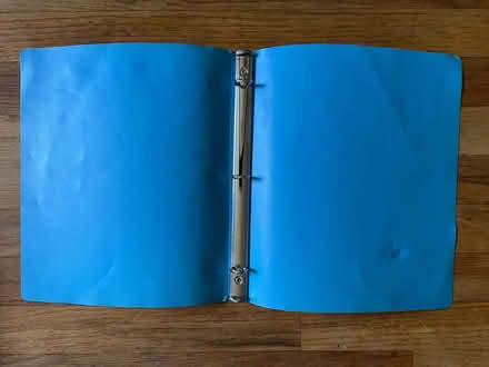 Photo of free Blue 3-ring binder (Ann Arbor Northwest Side) #2