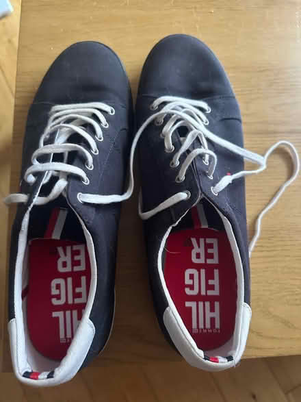 Photo of free Navy lace-up trainers (Artane) #4