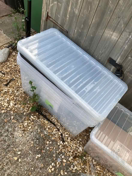 Photo of free Plastic storage boxes (Peacehaven) #1