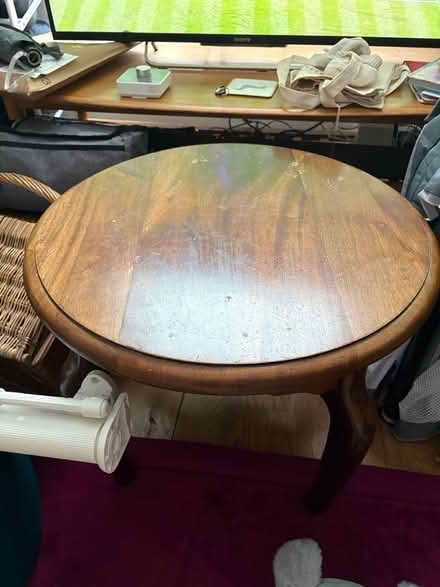 Photo of free Wooden coffee table (MK5 Loughton) #1