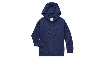 Photo of free JCP Boy’s Navy Zip Hoodie, XS 6/7 (Saratoga Mtns) #1