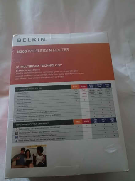 Photo of free Belkin N300 Wireless N Router BNIB (Noble Park North) #2