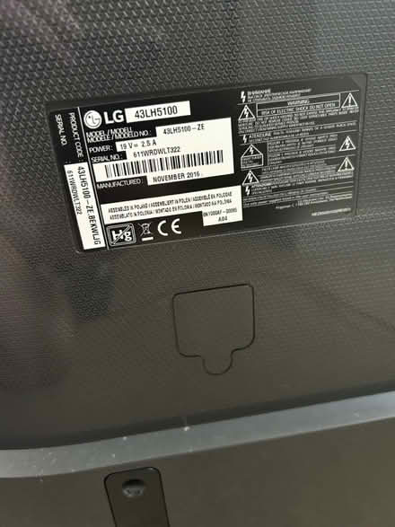 Photo of free LG tv. Blue screen (Bilton, CV22) #3