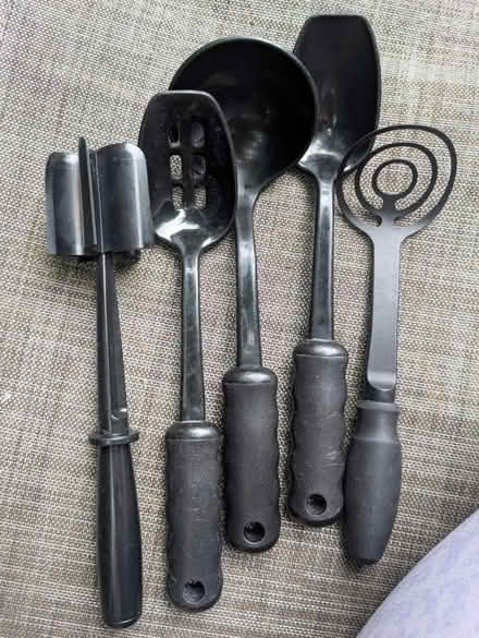 Photo of free Black kitchen utensils (Carling) #1
