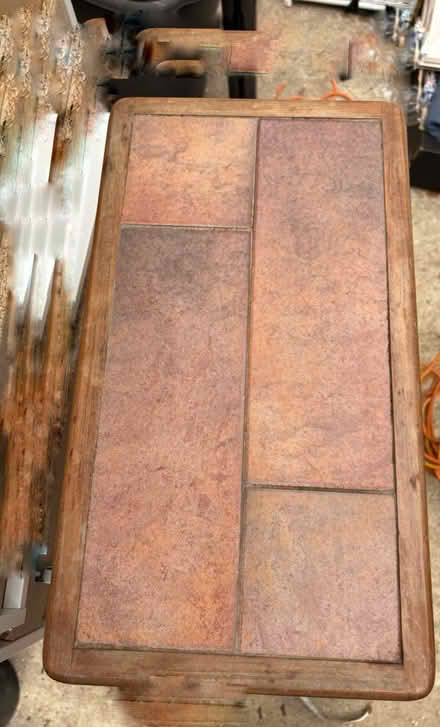 Photo of free Magazine rack with tile top (Hitchin/Letchworth) #3