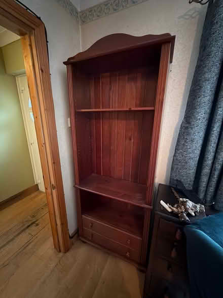 Photo of free Tall wooden shelves and drawers (Shankill) #1