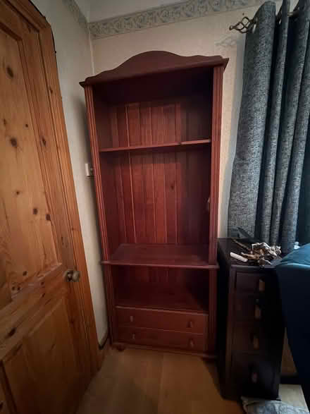 Photo of free Tall wooden shelves and drawers (Shankill) #2