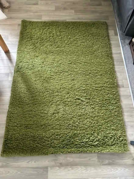 Photo of free Green Shaggy Rug 120cm x 170cm (Nailsworth) #1