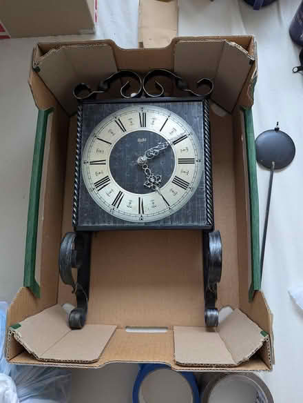 Photo of free vintage metal clock (BD16) #1