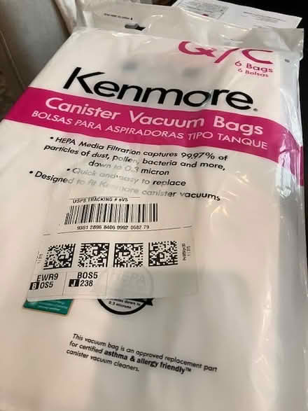 Photo of free brand new kenmore vacuum bags (Brunswick) #1