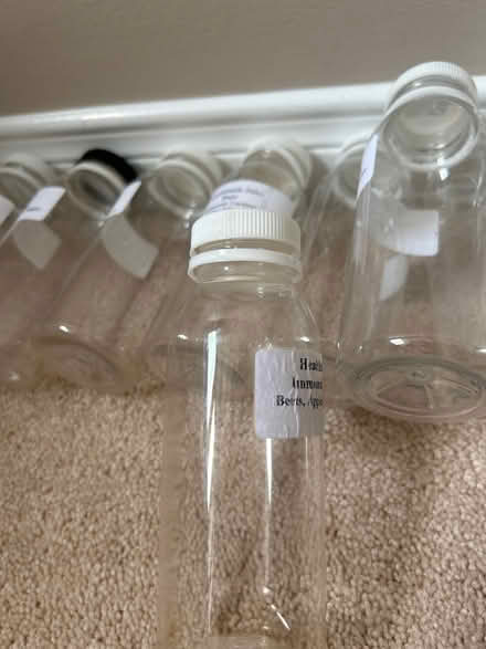 Photo of free Empty 250 ml. Clear-Plastic bottles (Downtown Galt) #1