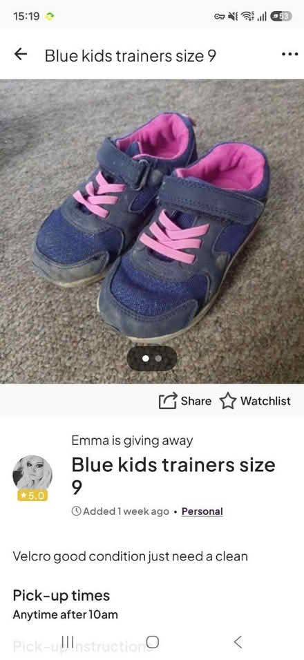 Photo of free Kids trainers (Bognor Regis - PO22) #1