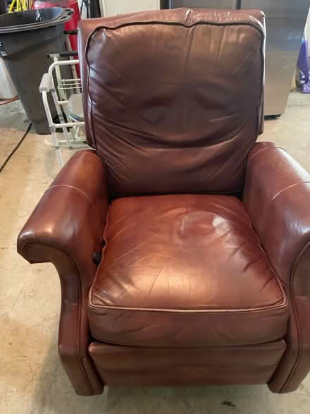 Photo of free Leather swivel recliner (Near SBHS) #4