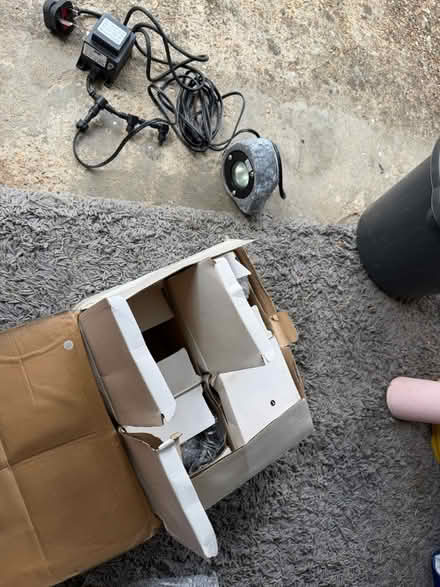 Photo of free Halogen outdoor stone light set (Croydon) #3