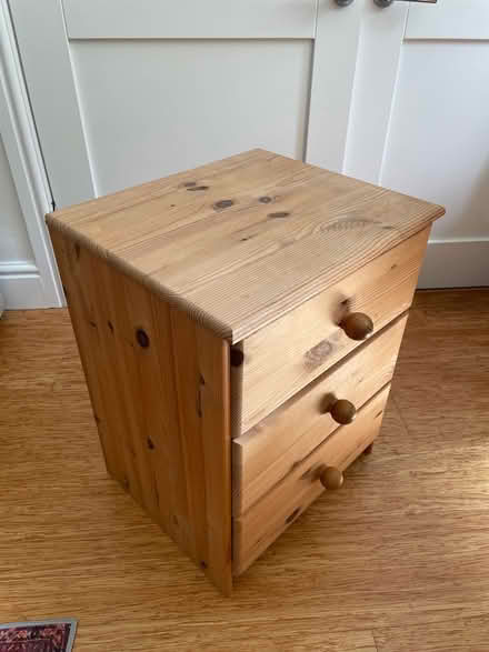 Photo of free Wooden Bedside drawers (Lower Kingswood KT20) #1