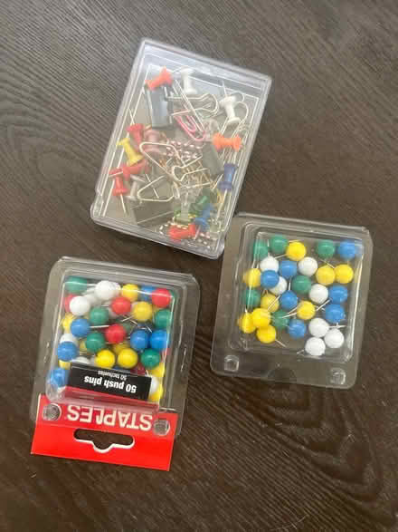 Photo of free Map pins, binder clips, etc (Walnut Creek) #1