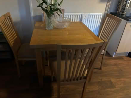 Photo of free Solid wood table & chairs (Chatham) #3