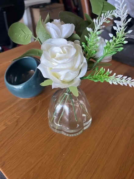 Photo of free Plastic flowers in vase (First Avenue. Hove.) #1