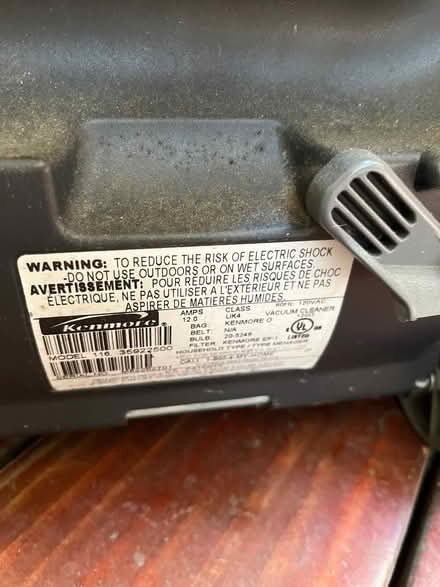 Photo of free Upright Kenmore vacuum heavyweight (199 Southern Heights BLVD, SR) #3