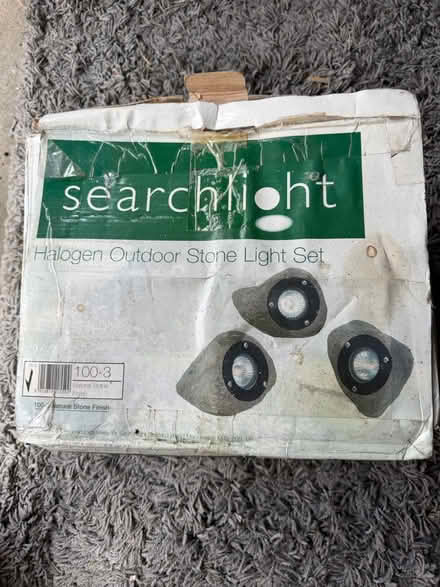 Photo of free Halogen outdoor stone light set (Croydon) #1