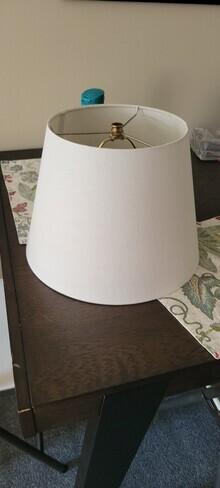 Photo of free white lampshade 11 in tall #1
